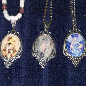 Three Selina Fenech pendants